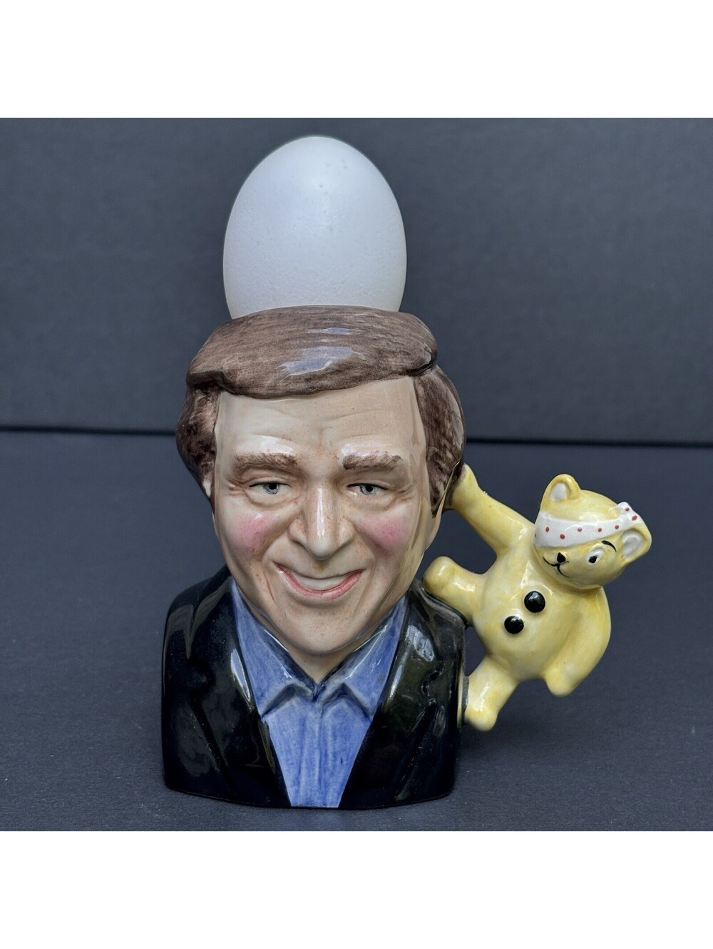 Sir Terry Wogan and Pudsey Bear Egg Cup, Made For BBC Children In Need 2006